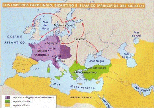 mapa dels tres imperis